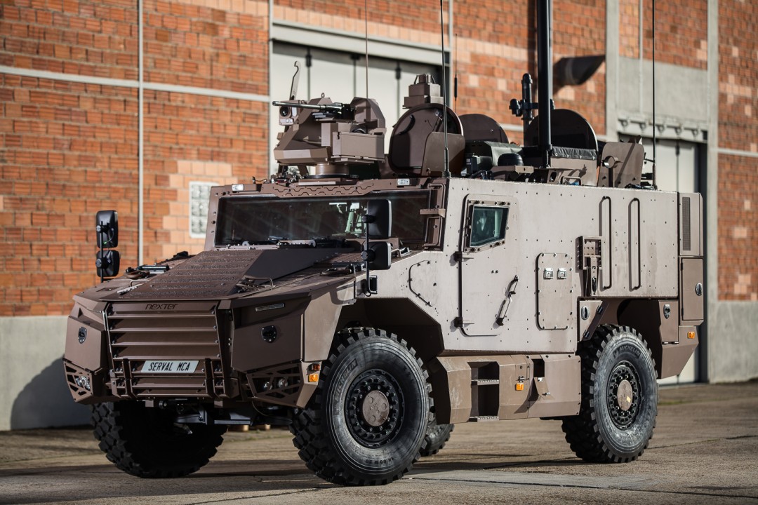 Serval, a vehicle co-produced by Texelis with Nexter.