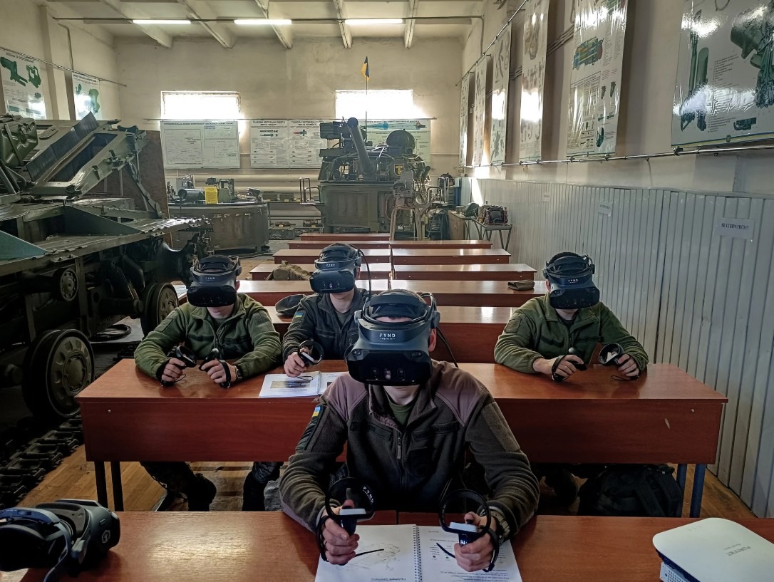 Training for Ukrainian troops.