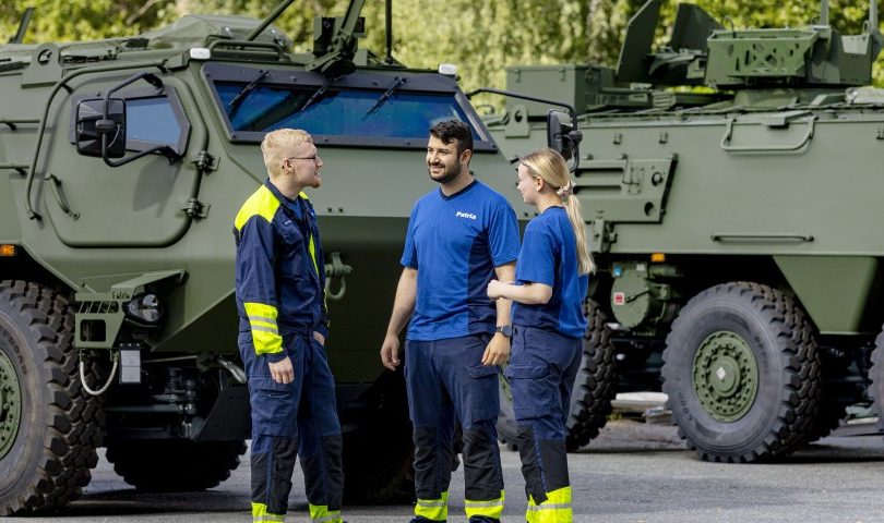 Cooperation between the city of Hämeenlinna and the defense firm Patria in Finland.