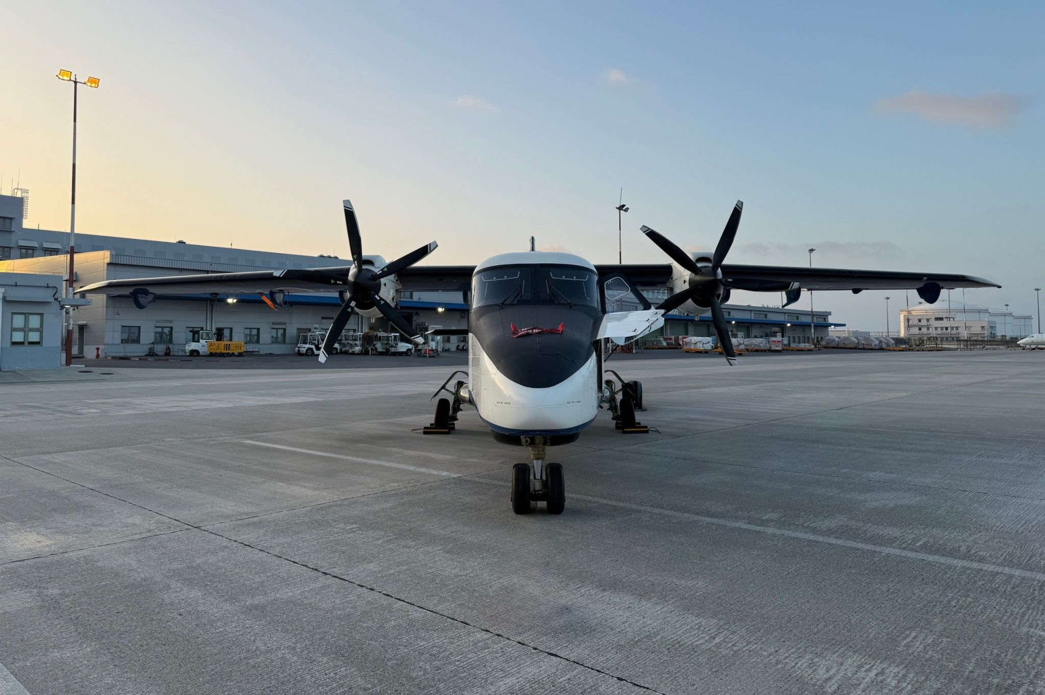The Dornier 228 (Do228) short takeoff and landing aircraft