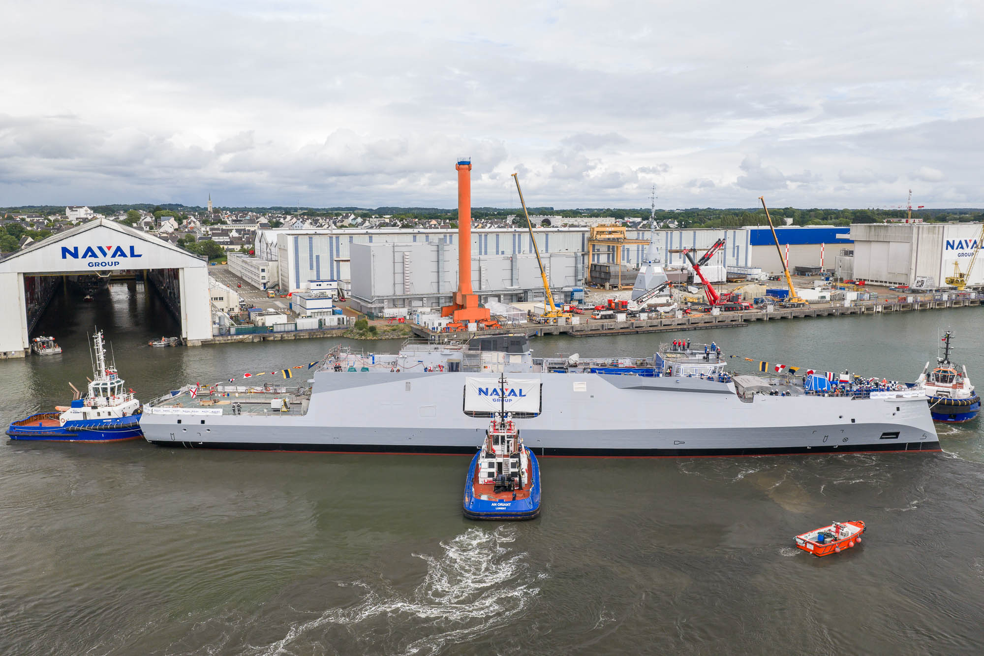 French Navy’s second Frégate de Défense et d’Intervention (FDI) frigate, the Amiral Louzeau (D661)