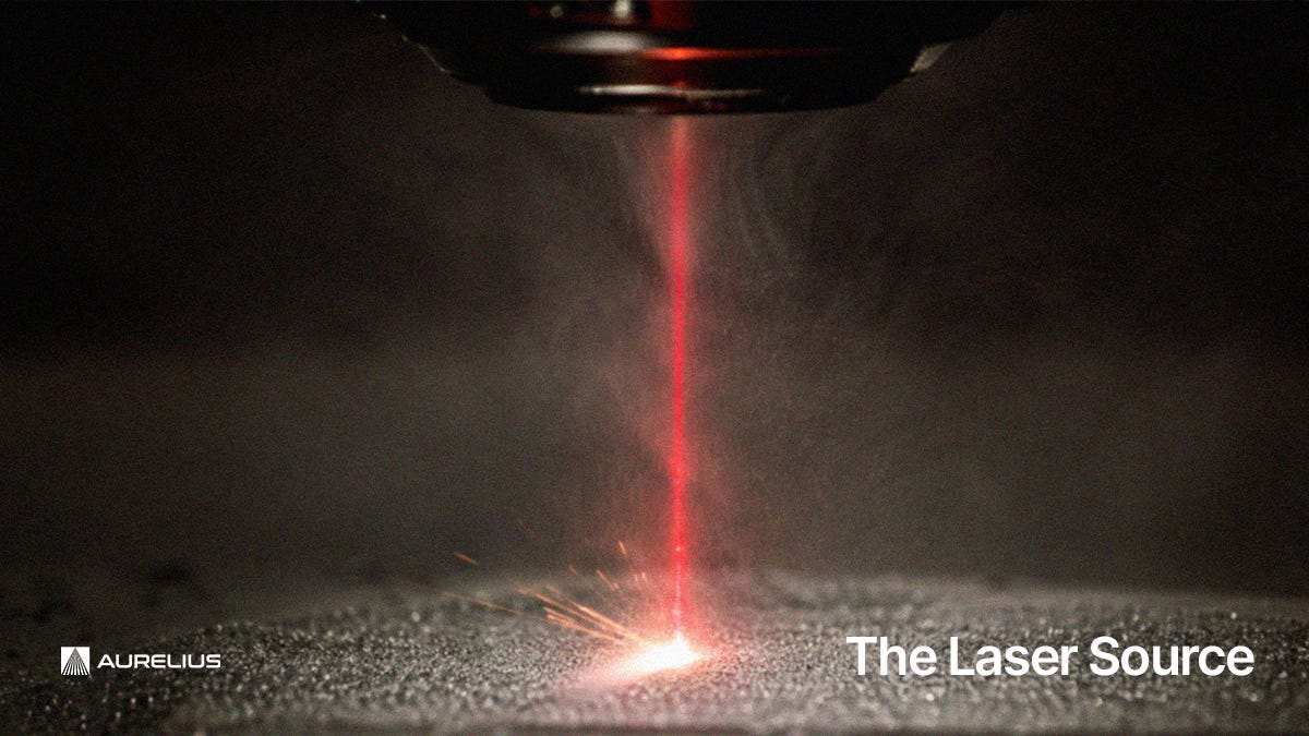 Aurelius' laser source.