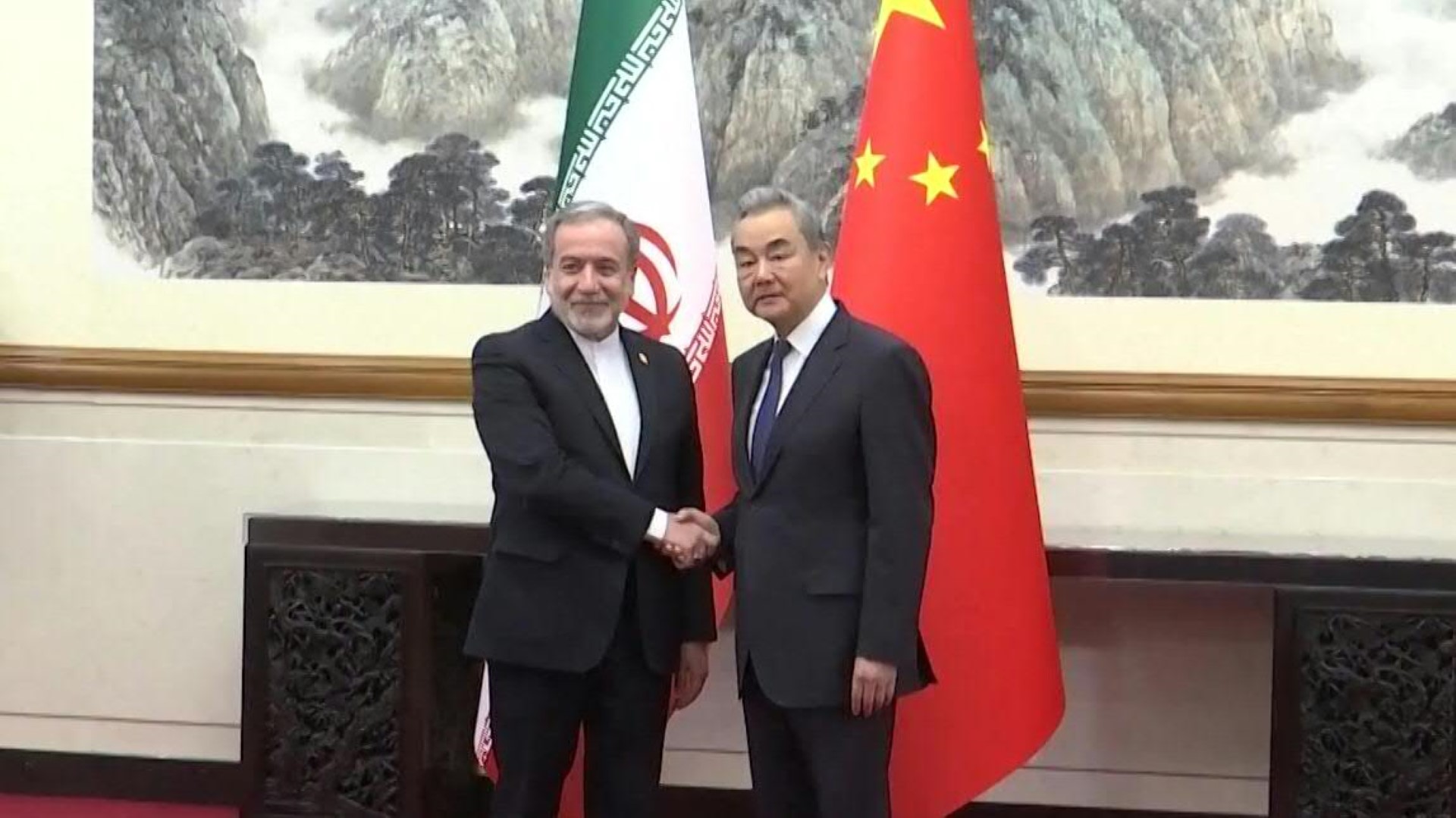 Iranian Foreign Minister Abbas Araghchi meets his Chinese counterpart Wang Yi for talks in Beijing