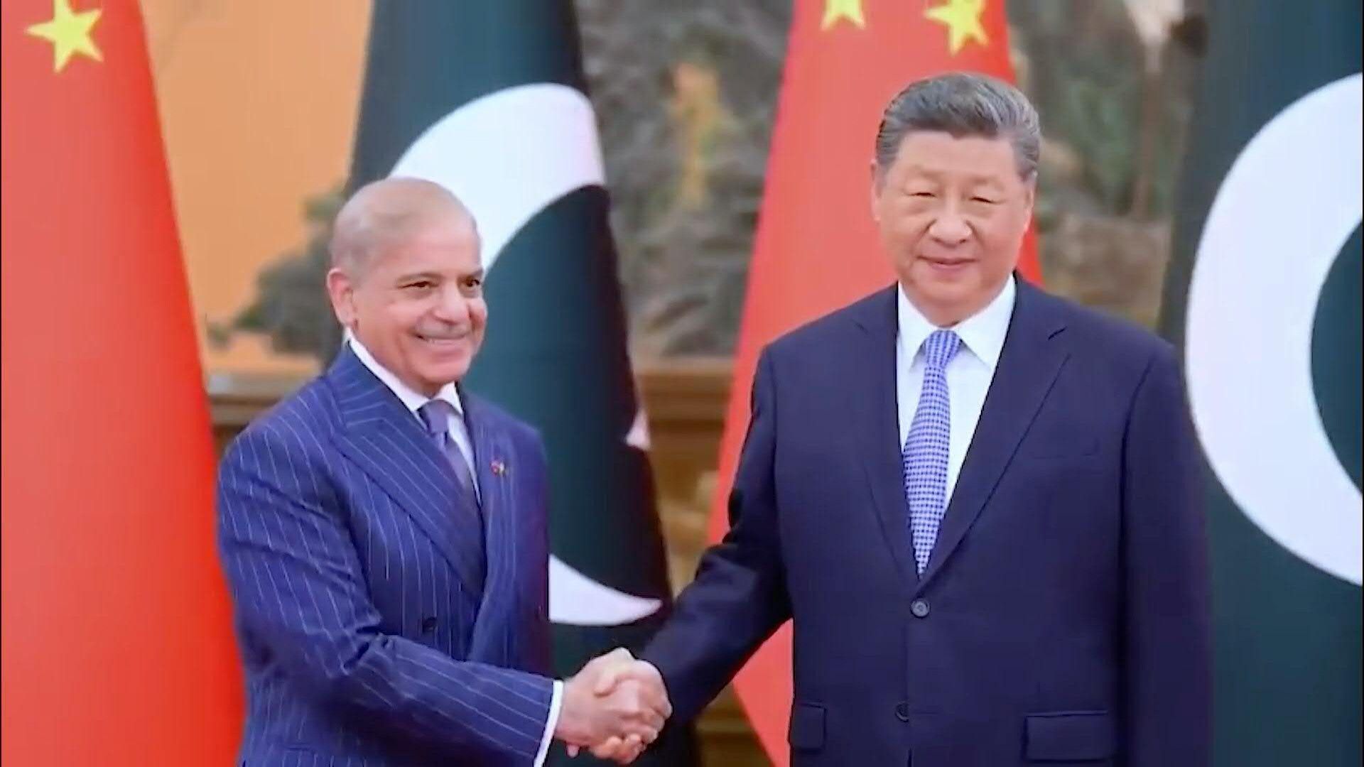 China's leader Xi Jinping met with Pakistan's Prime Minister Shehbaz Sharif in Beijing.
