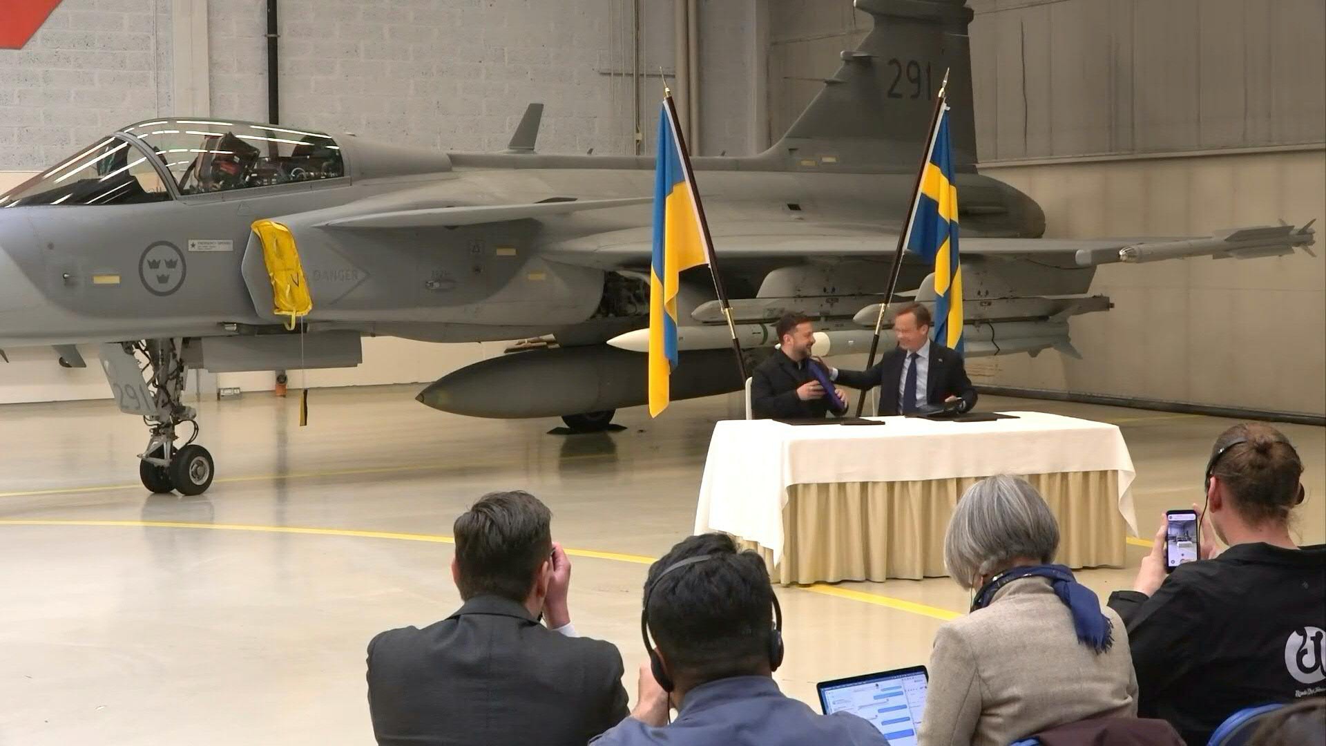 Ukraine plans to buy up to 20 latest model Gripen fighter jets and Sweden will donate 16 older models to boost its air defense.