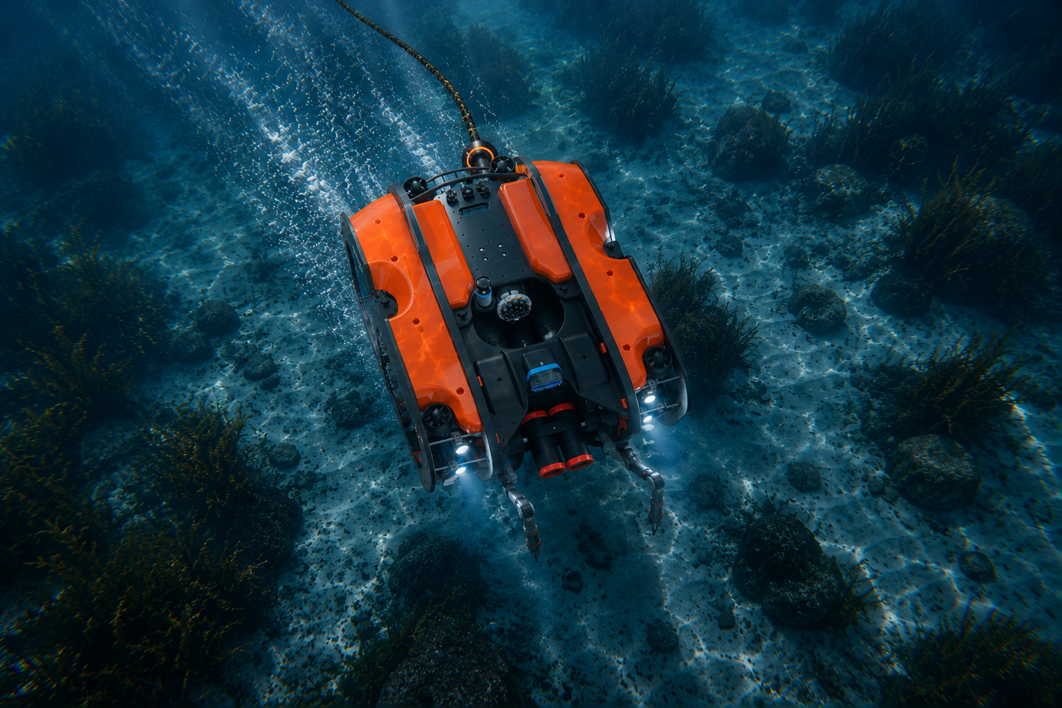 The SU10 unmanned underwater vehicle. Photo: SYOS