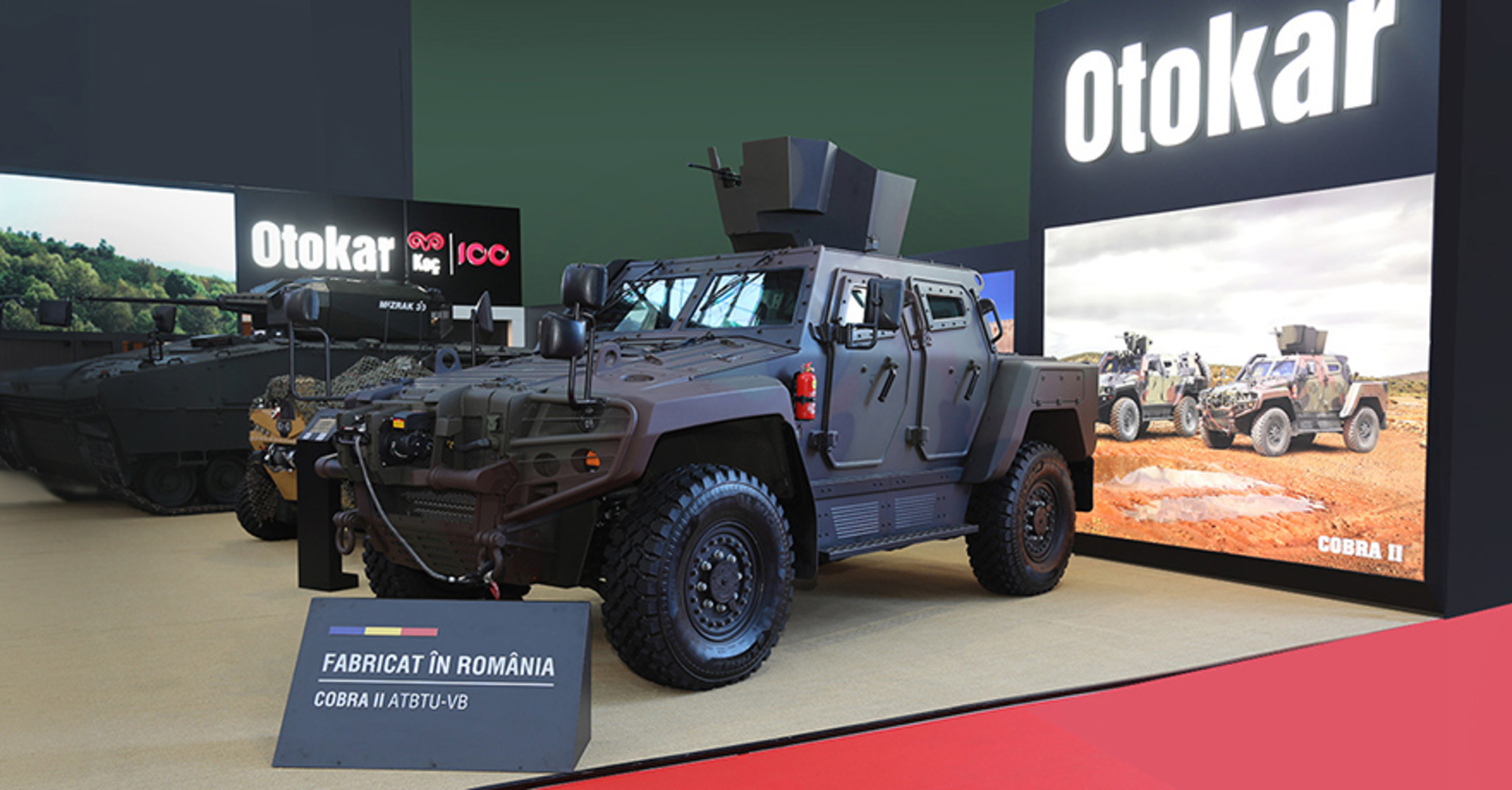 The first Cobra II infantry mobility vehicle produced in Romania