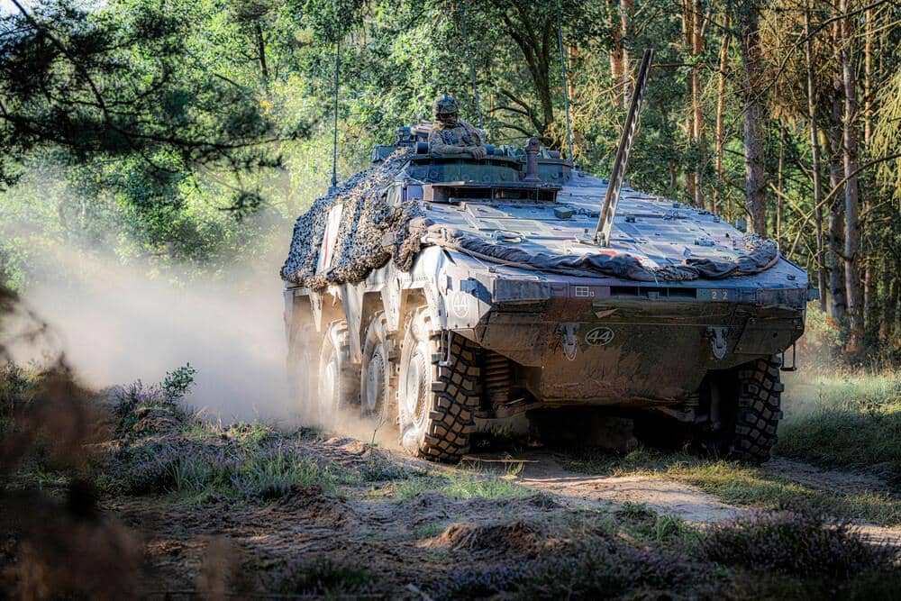 The acquisition of the Boxer armored vehicle is being handled through OCCAR.