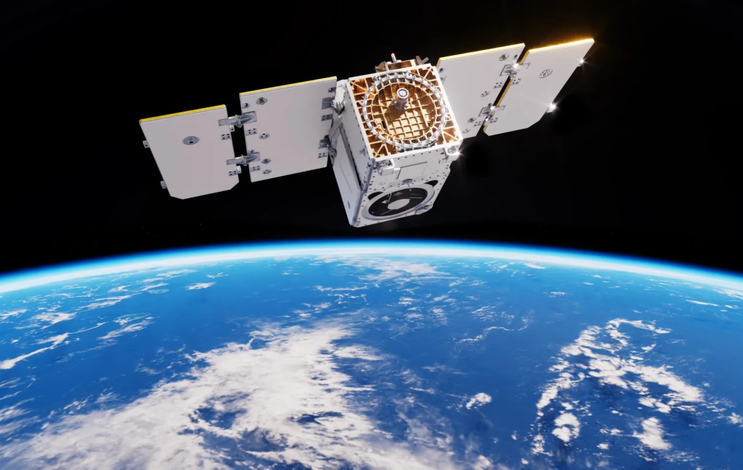 The Swedish Armed Forces' first operational satellite.